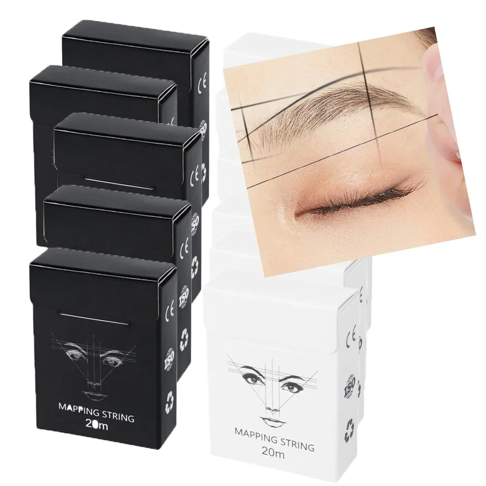 

Tattoo thread Eyebrow Marker thread Tattoo Brows Point Pre Inked Brow Tattoo Pre-Inked Mapping String Eyebrow