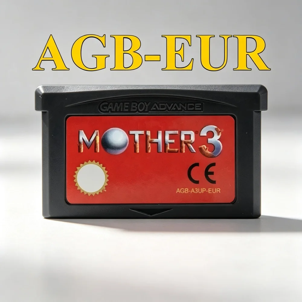 Cartucho de Juego para GBA Serie Mother 1 2 3, Tarjeta de Consola de Videojuegos de 32 Bits, Carcasa Gris para GBA NDS, 