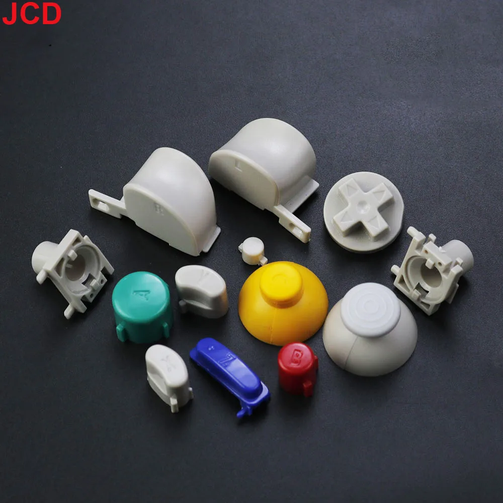 1set Original Buttons For Gamecube NGC L R Right Left Trigger Buttons D-Pad ABXY Buttons Mod Kit Set For Nintend NGC Controller