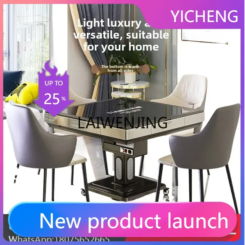 

Многофункциональный автоматический стол LYY: ротационный игровой автомат, складной стол для маджонга, обеденный стол, стол для игр с диагональным расположением