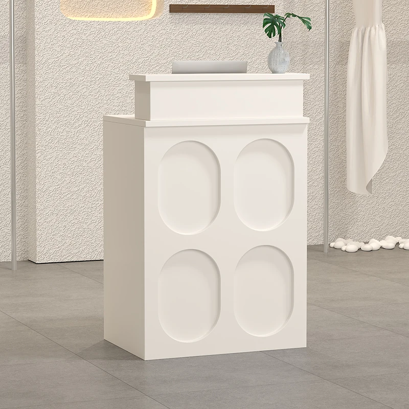 

European Corner Reception Desks Executive Aesthetic Simple Welcome Reception Desks Unique Hotel Escritorio Commercial Furniture