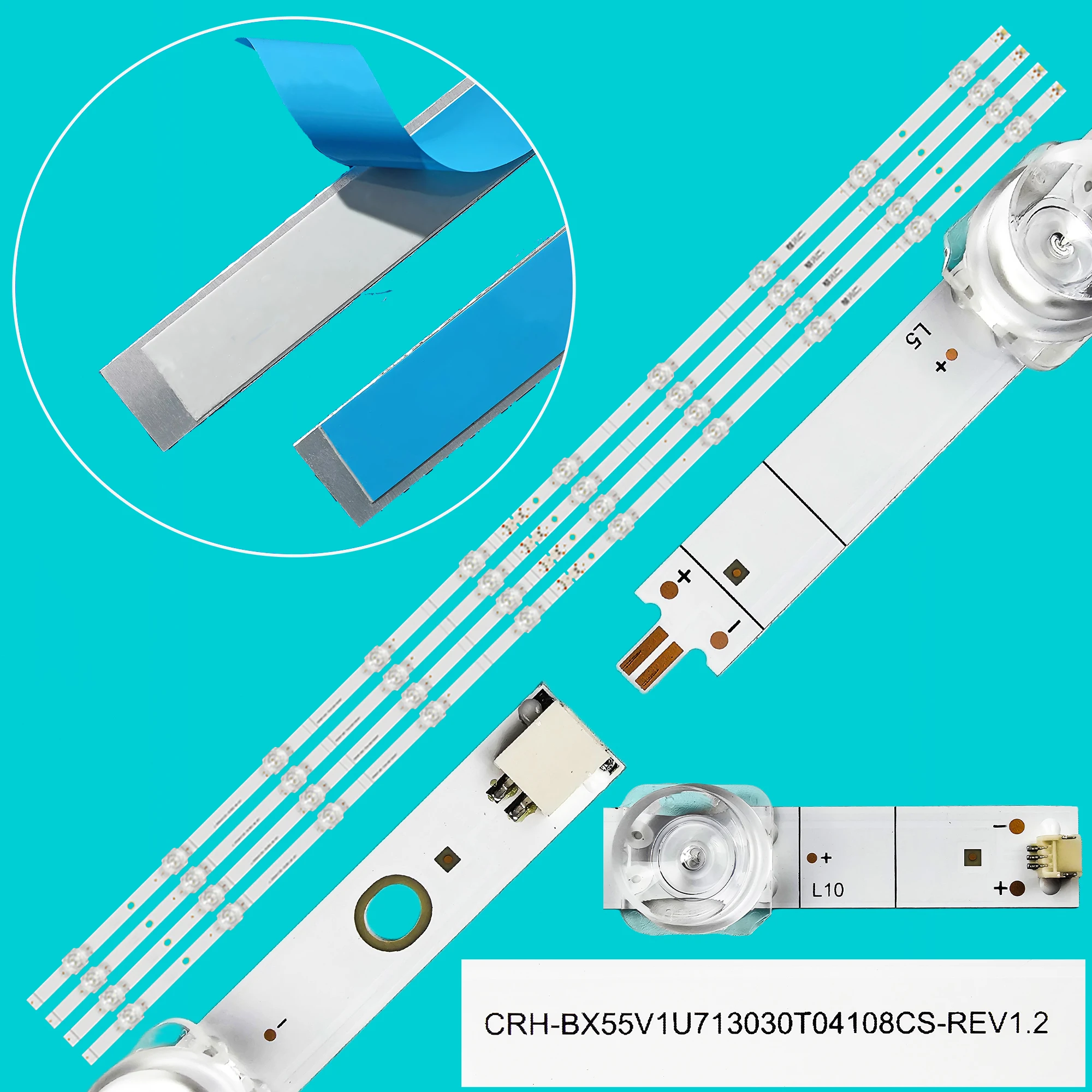 LED Strip For 55R6G 55R7G5 55E7HQ 55A6H 55C350KB SVH550FA1 HD550Y1U72 T0L2 2021031901 SVH550FA1 HD550Y1U62-T0L6 2021020401