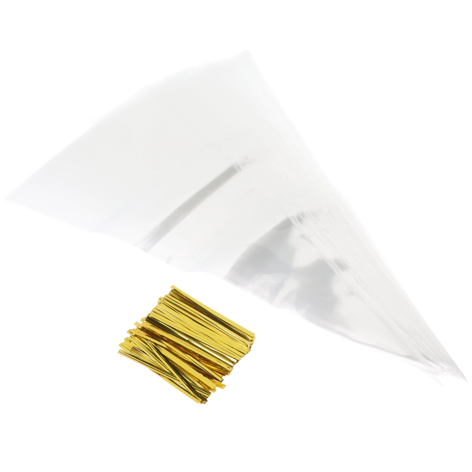 

Popcorn Packaging Bag Clear Cone Treat Candy Multifunctional Transparent Bags for Party Favor Food Wrapping Christmas Gifts Toys