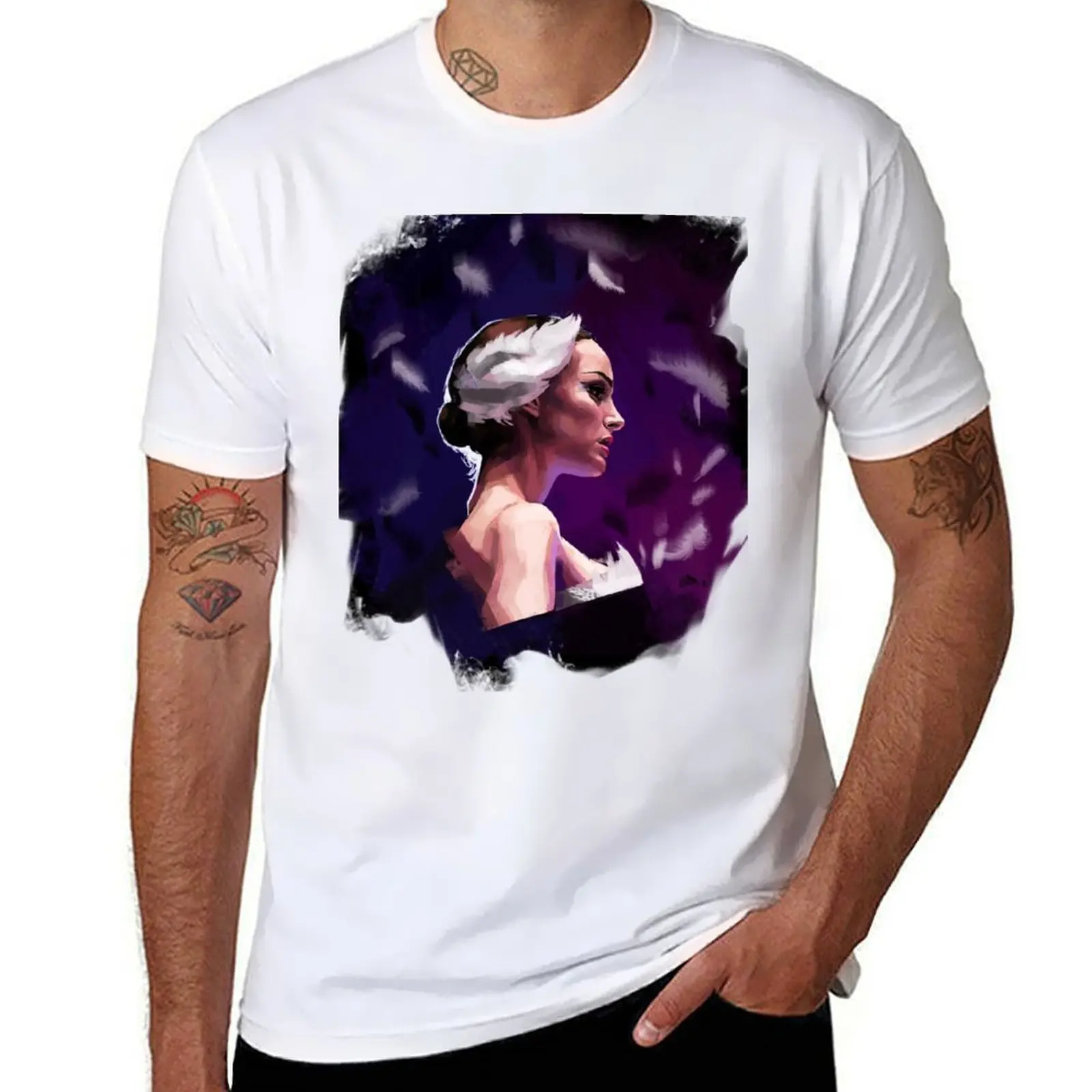 

Black Swan T-Shirt g man t shirts for men man t shirt cotton high quality T-Shirt