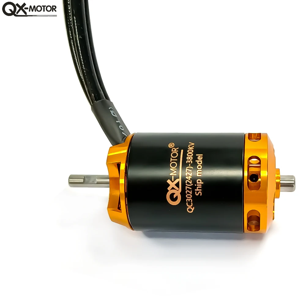 QX-MOTOR QC3027 2427 Ship model Brushless Motor 2800KV 3600KV 3800KV Use 120A ESC for RC Car/Ship Model Remote control toy parts