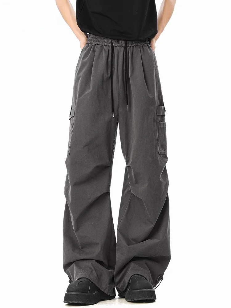 

Loose Straight Leg Casual Pants Men's Summer New American Retro Faion Soldier Workwear Breathable Comfortable Cotton Trousers