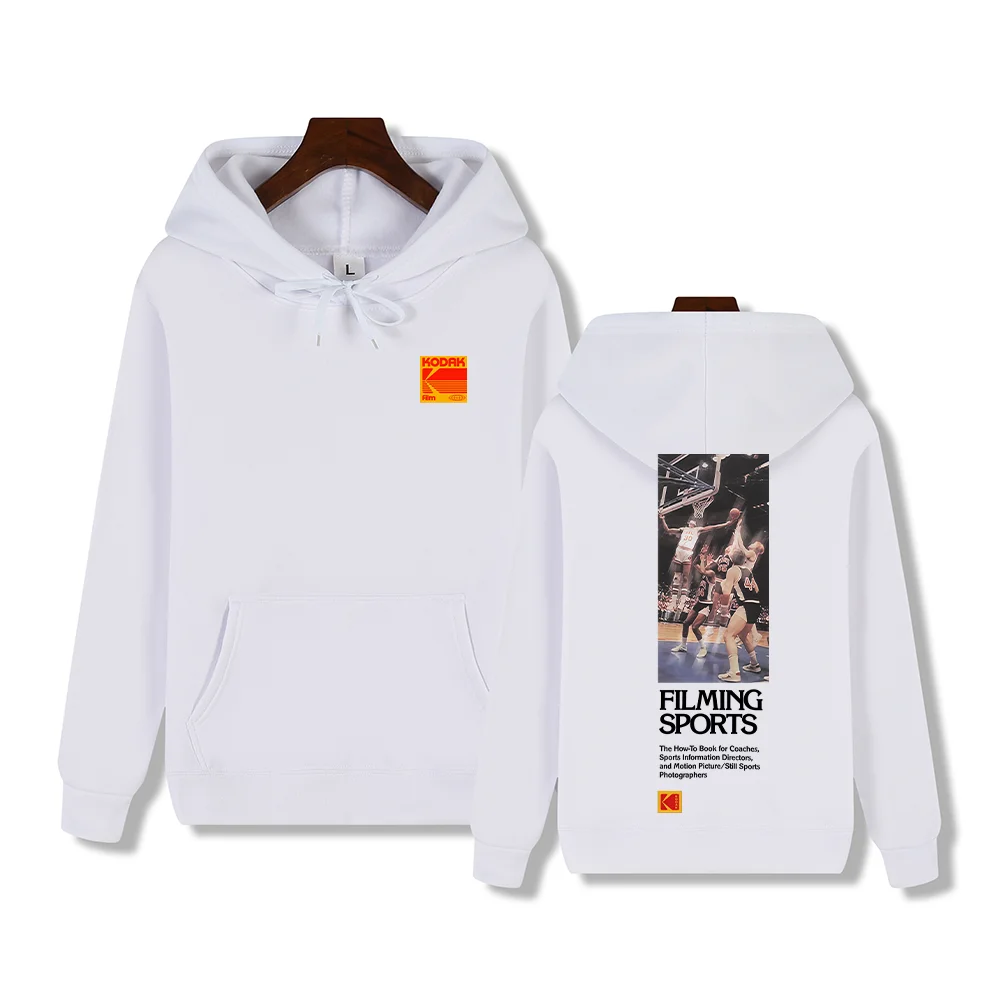 

Новая мужская толстовка-жилет с капюшоном в стиле ретро Y2K от Kodak, коллекция осень-зима 2026, свободного кроя, с принтом, для хип-хопа, спорта и повседневной носки, комфортная