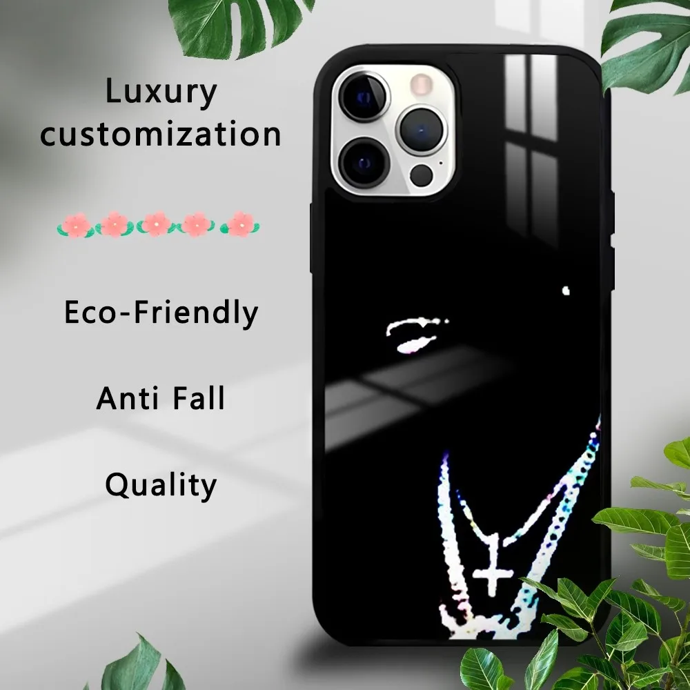 Narcissist O-Opium Carti Ken C-Carson Phone Case For iPhone 15 14 13 12 11 Pro Xs Max Mini XR X 78 Plus luxury Mirror Hard Funda