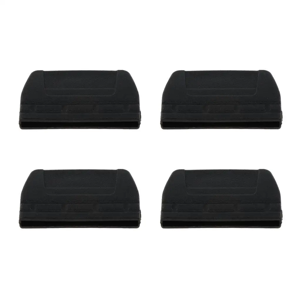 

4Pcs/Set Backpack Strap Belt Tail Buckles End Clips Tips 0.79"/1"/1.18"/1.5