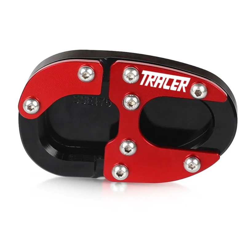 Motorcycle Side Stand Enlarge FOR YAMAHA TRACER TRACER900 TRACER-900 TRACER-9 GT 2023 2026 Pad Kickstand Support Extension Plate 2