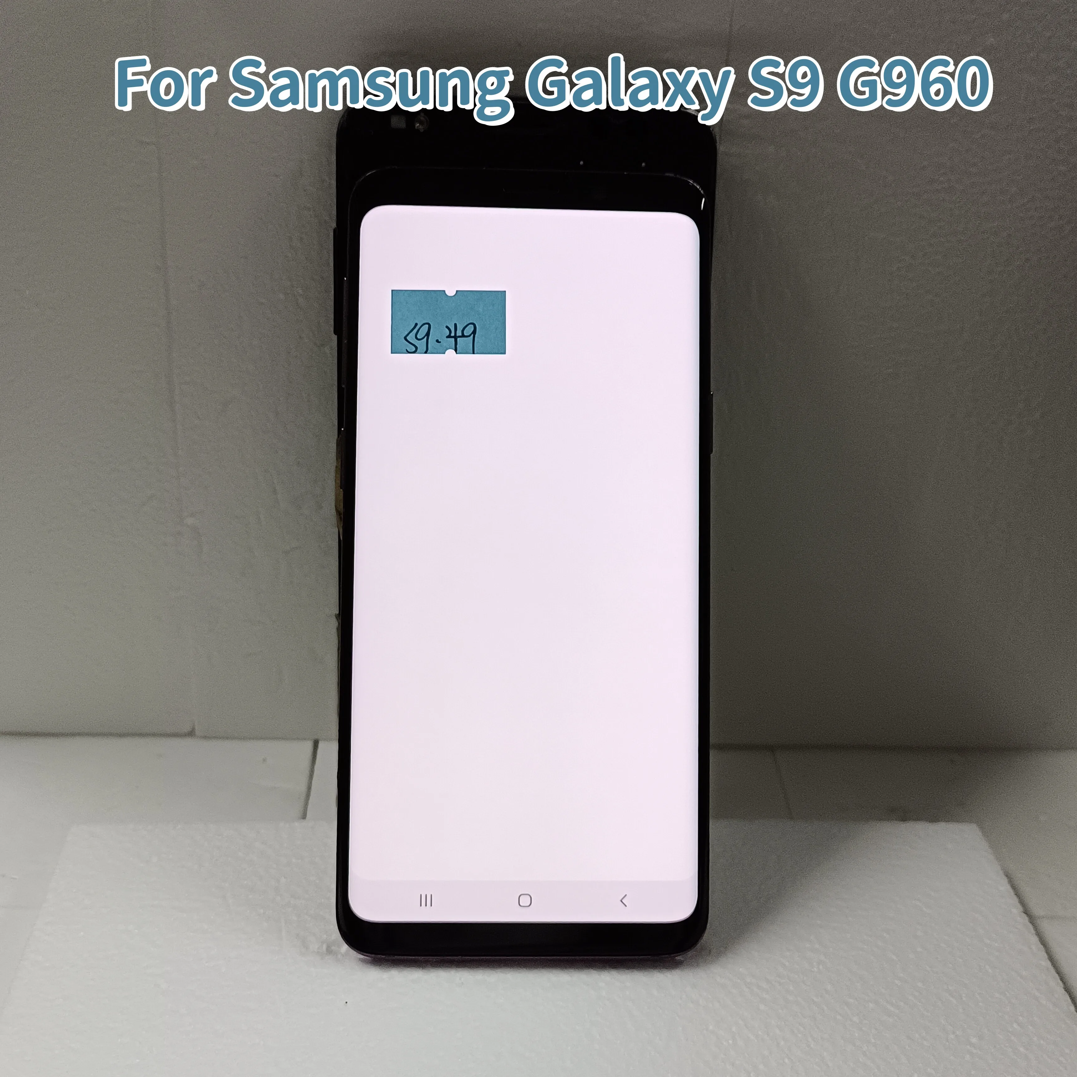 100% work Display For Samsung Galaxy S9 LCD With Digitizer Touch Screen Assembly SM-G960FD S9 G960 LCD with Frame Replaclacement