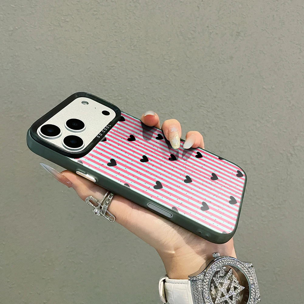 Für Xiaomi Redmi 17 Pro Max Hüllen Für Redmi Note 12 14 15 Minimalistische Streifen-Herzen-Handyhülle 13T 14T 15T Pro 11 Lite 5G Funda – Detail 9