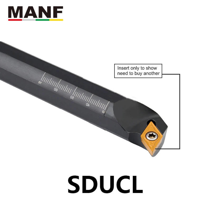 MANF lathe Tool Holder 16mm S25S-SDUCR11 CNC Turning Screw Lathe Cutter Tool Holder Boring Bar  Internal Turning ToolHolder