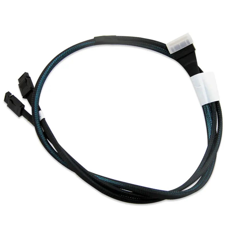 CEACENT SlimSAS SFF8654 74Pin to Oculink SFF8611 NVMe Hard Disk Cable 80CM Length 32AWG for Backplane, HBA or RAID Controller