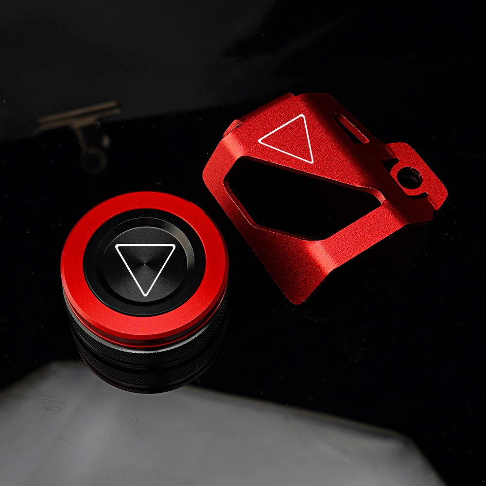 Trident задний резервуар тормозной жидкости Cap Крышка Цилиндра Защитная крышка для TIGER 800 DAYTONA 675/675 Sport 660 Trident 660