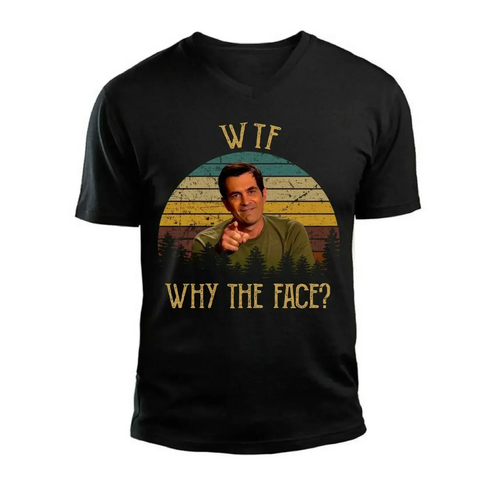 Phil Dunphy Shirt Wtf Why The Face Modern Family Gift TShirt T210429Q022 Dt9