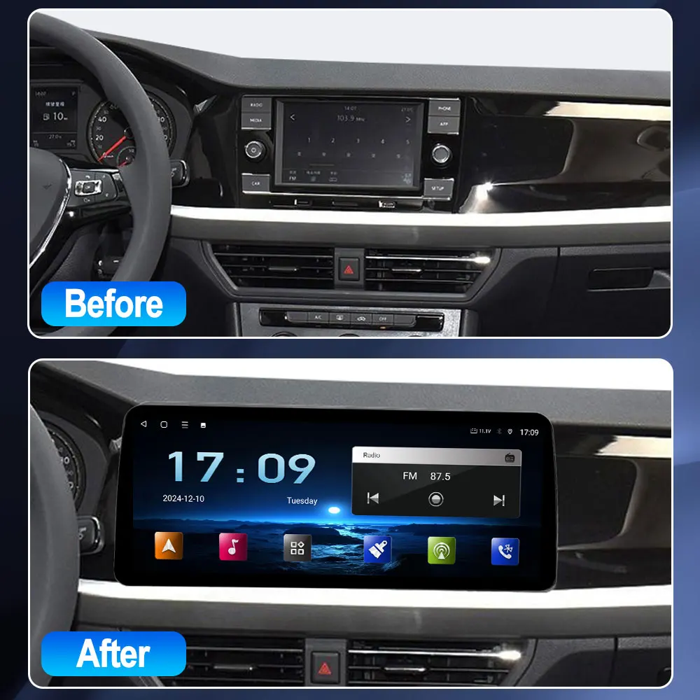 Intelligent Car Radio For Volkswagen Lavida 2019-2022 Android 13 Carplay Auto GPS Navi Multimedia Video Player Stereo 5G No DVD