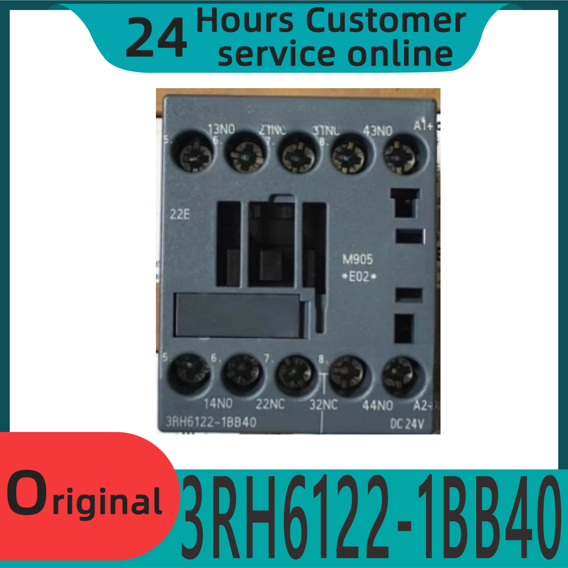 

Новое оригинальное контакторное реле 3RH6122-1BB40 DC24V