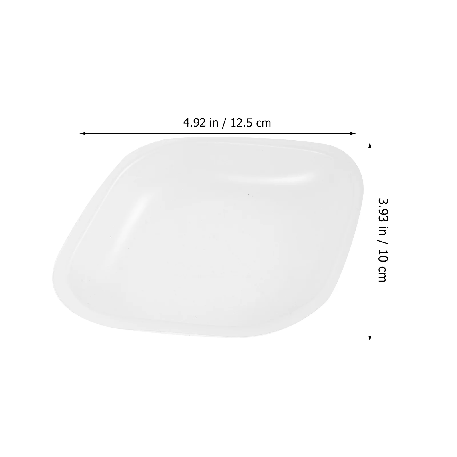 

20pcs Rhombus Weighing Dishes Lightweight Measuring Trays For Lab Equipment Sample Weigh Boats Plastic Storage Pans Reusable