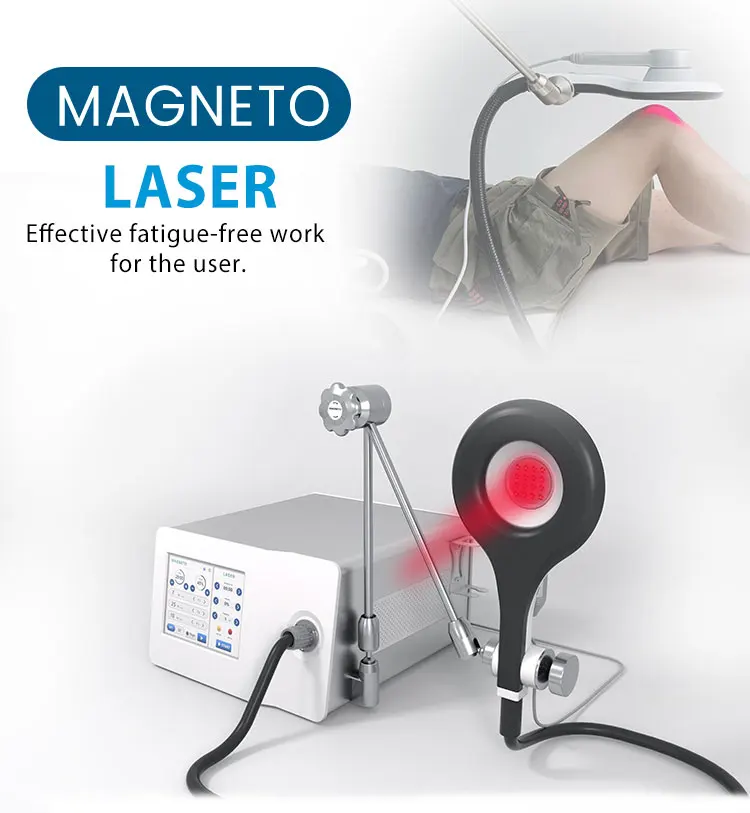 Pulsed Electromagnetic Field Treatment with Cold Laser Therapy 650nm 808nm for Pain Relief Therapy Device