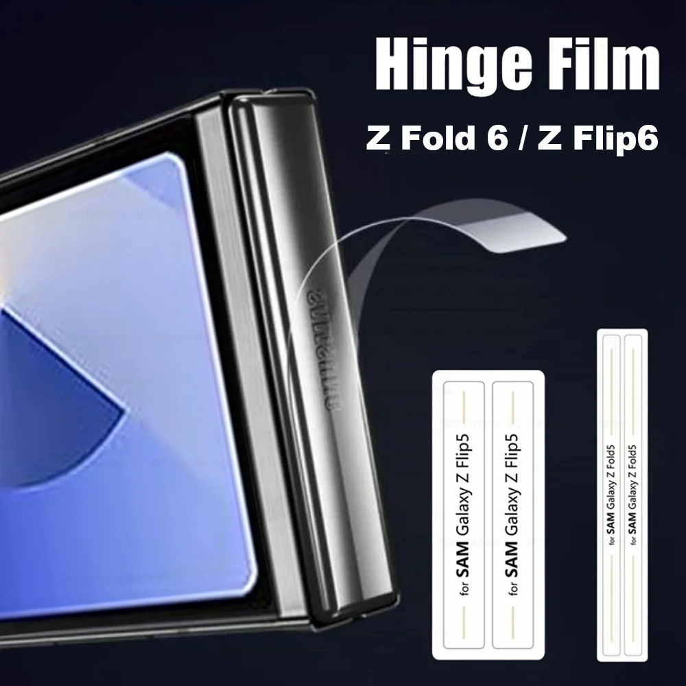 Soft Hydrogel Film for Samsung Galaxy Z Flip 6 Fold 6 Flip6 zflip 6 fold6 Hinge Film Anti-scratch Protective Cover ZFlip6 ZFold6