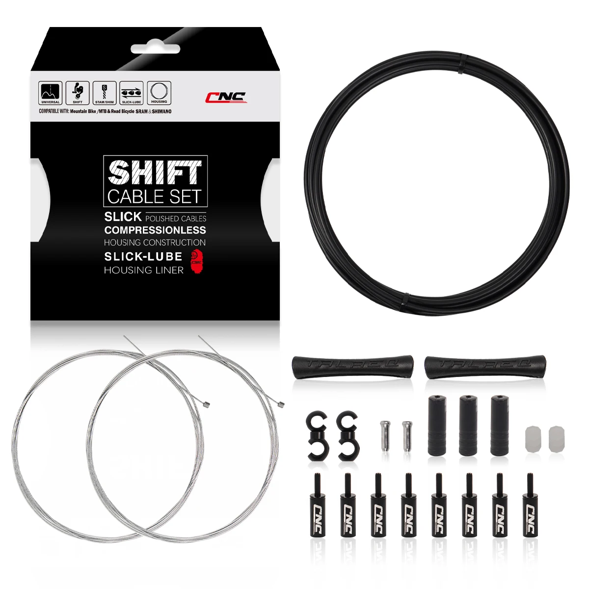 

SUNTNUR Bicycle Shifter Cable Hose Set With Shift Inner Core Bike Accessories