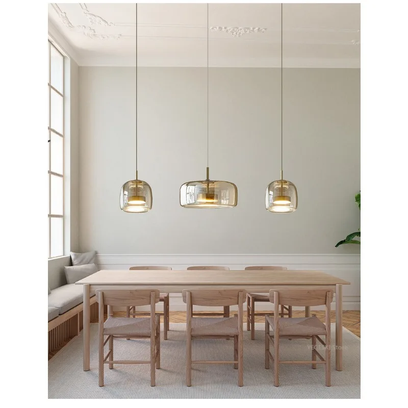 Modern Restaurant Pendant Light, Quarto simples, Luxo Cabeceira Pendurado Linha Luz, Coffee Shop Bar Table Lamp