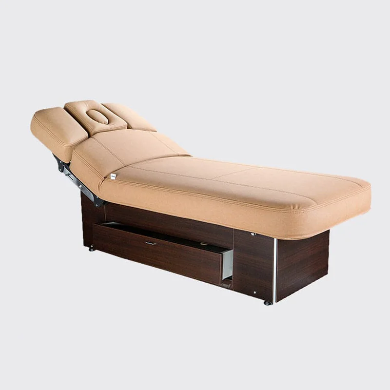 

Новая массажная кровать в корейском стиле, косметическая кровать, массаж для промывки, красота, спа, тепловая терапия, лежа спины, боковой лежа