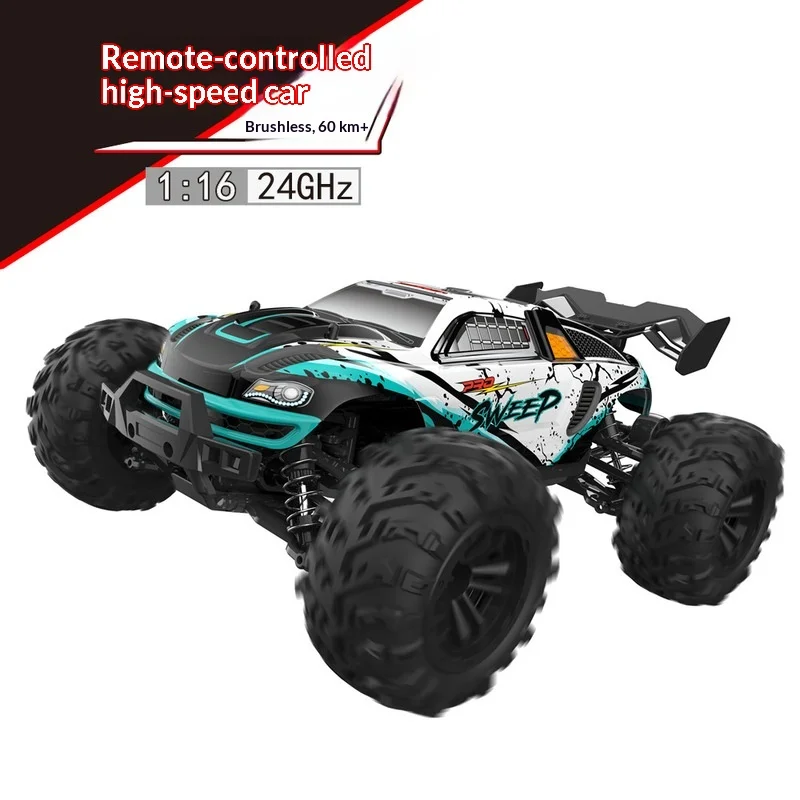 1:16 Brushless High Speed RC Racing Car Large Tire Off-Road Electric Toy  for Competitive Matches Between Friends