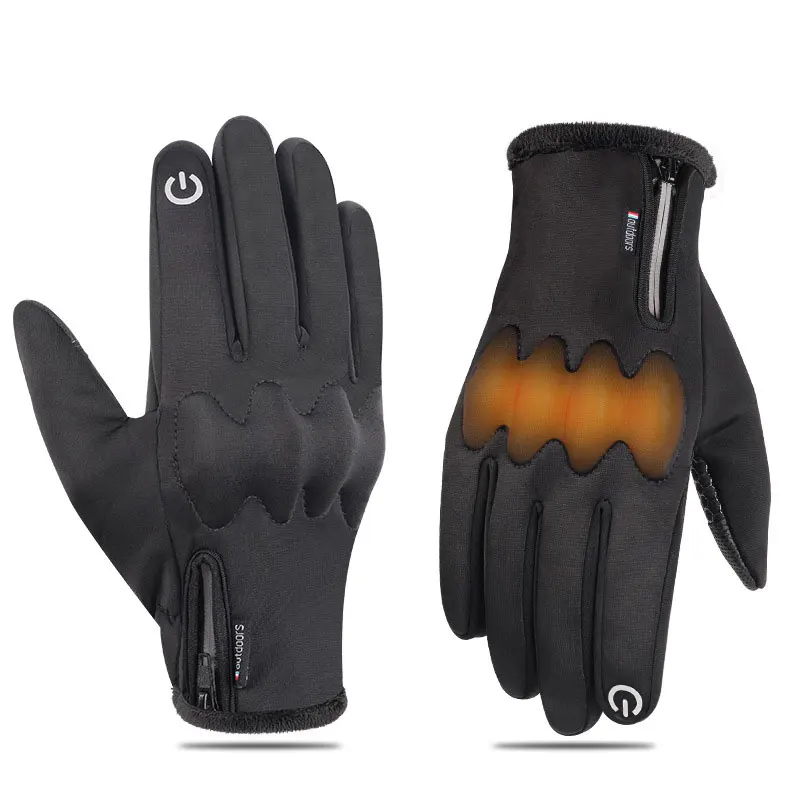 ฤดูหนาว WARM ถุงมือรถจักรยานยนต์หน้าจอสัมผัสถุงมือขี่มอเตอร์ไซด์อุปกรณ์ป้องกัน Full Finger Guantes Moto อุปกรณ์ป้องกัน