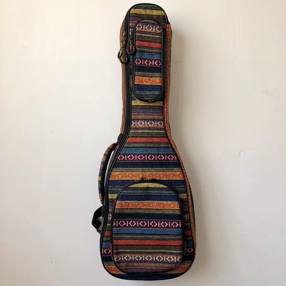 28 30 pollici Guitalele Ukulele Guitar Case Borsa Morbida Baritono Della Banda Blu Zaino Ukulele Guitarra Accessori Gig Acustica