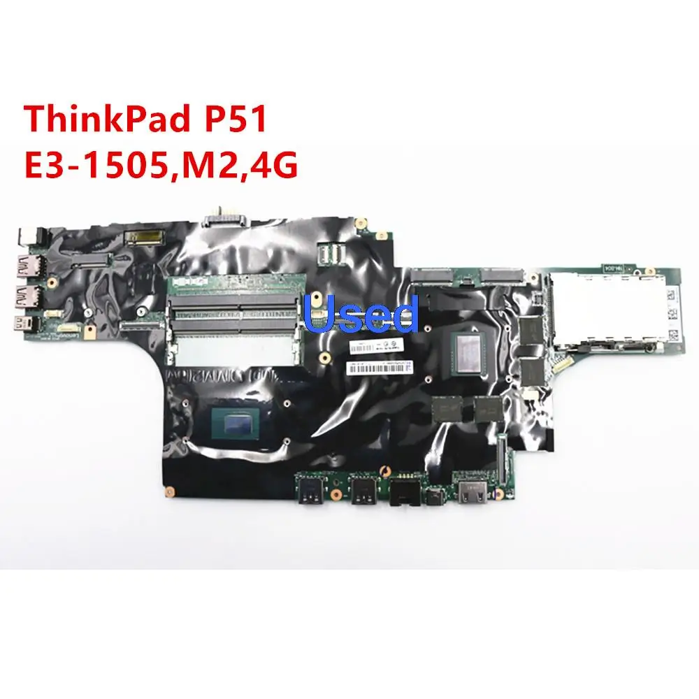 

Used For Lenovo ThinkPad P51 Laptop Motherboard Mainboard CPU E3-1505 M2 4G 01AV365