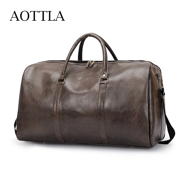 AOTTLA Handtaschen Für Frauen Reisetasche Damen Neue Sport Fitness Pack Pu Leder Schulter Tasche Gepäck Umhängetasche Duffle Tasche männer