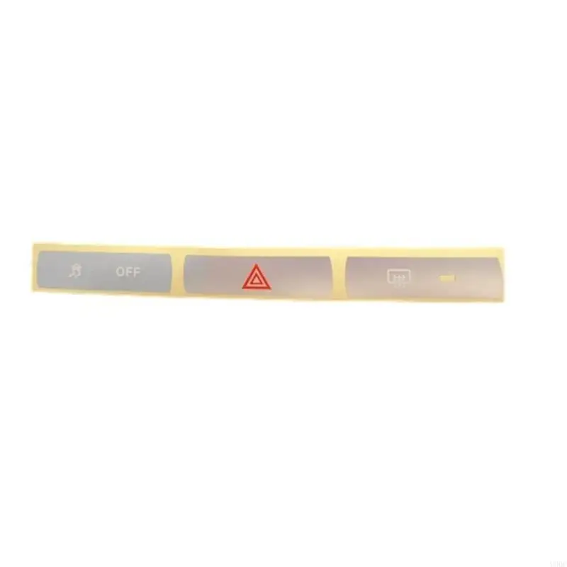 

2025 New Steering Wheel Button Repair Stickers Wear Resistant PVC Decals for Automotives