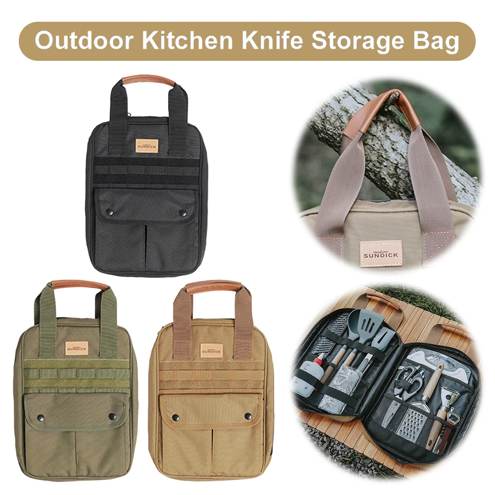 

Camping Cookware Storage Bag for Knife Fork Spoon Camping Travel Cookware Organizer Bag for Outdoor Barbecue Camping Cooking