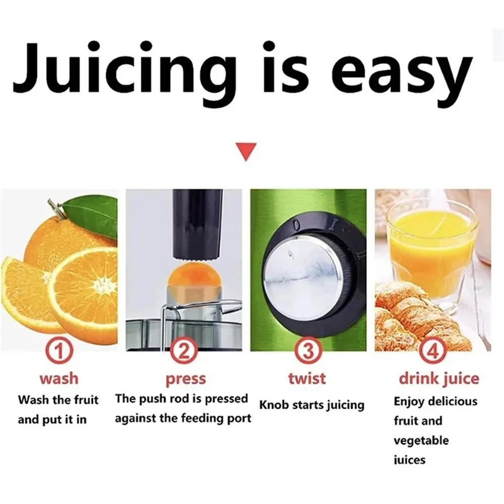 1.5L 220V Electric Orange Juicer 800W Fruit Vegetable Blender Lemon Squeezer Multifunction Juicer Machine Kitchen Appliances