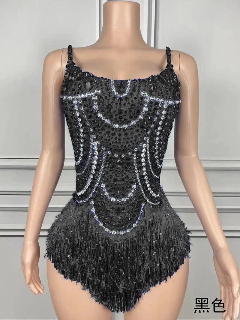 مثير الراين شرابة ارتداءها متعدد الألوان ملهى ليلي بار Dj المغنية جوجو الراقصات فستان مهرجان المرحلة ازياء