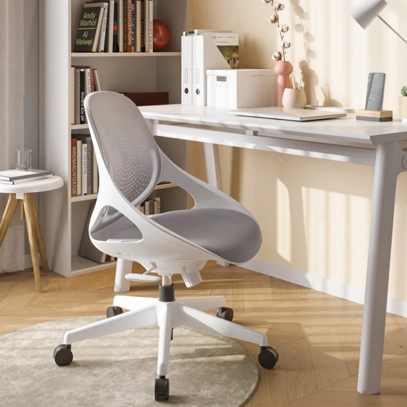 

Ergonomic Comfortable Sedentary Computer Chair Office Breathable Backrest Simple Waist Protection Staff Chair