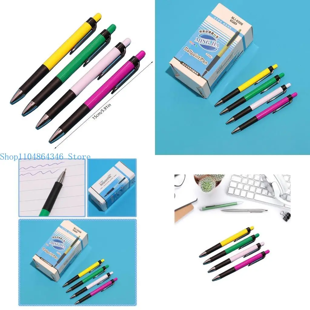 

5 Asd 40pcs Simple Pens Ballpoint Puns Sets красочные милые ручки написание шариковых ручек весело школьное офис стационарные
