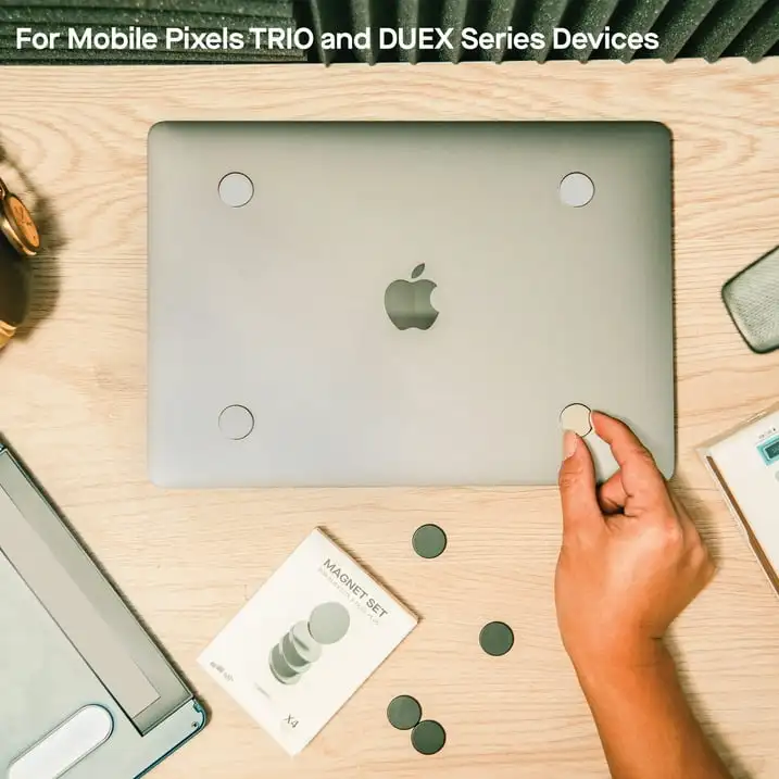 Magneti permanenti al neodimio con pixel mobili con adesivo 3M, 4 conteggi