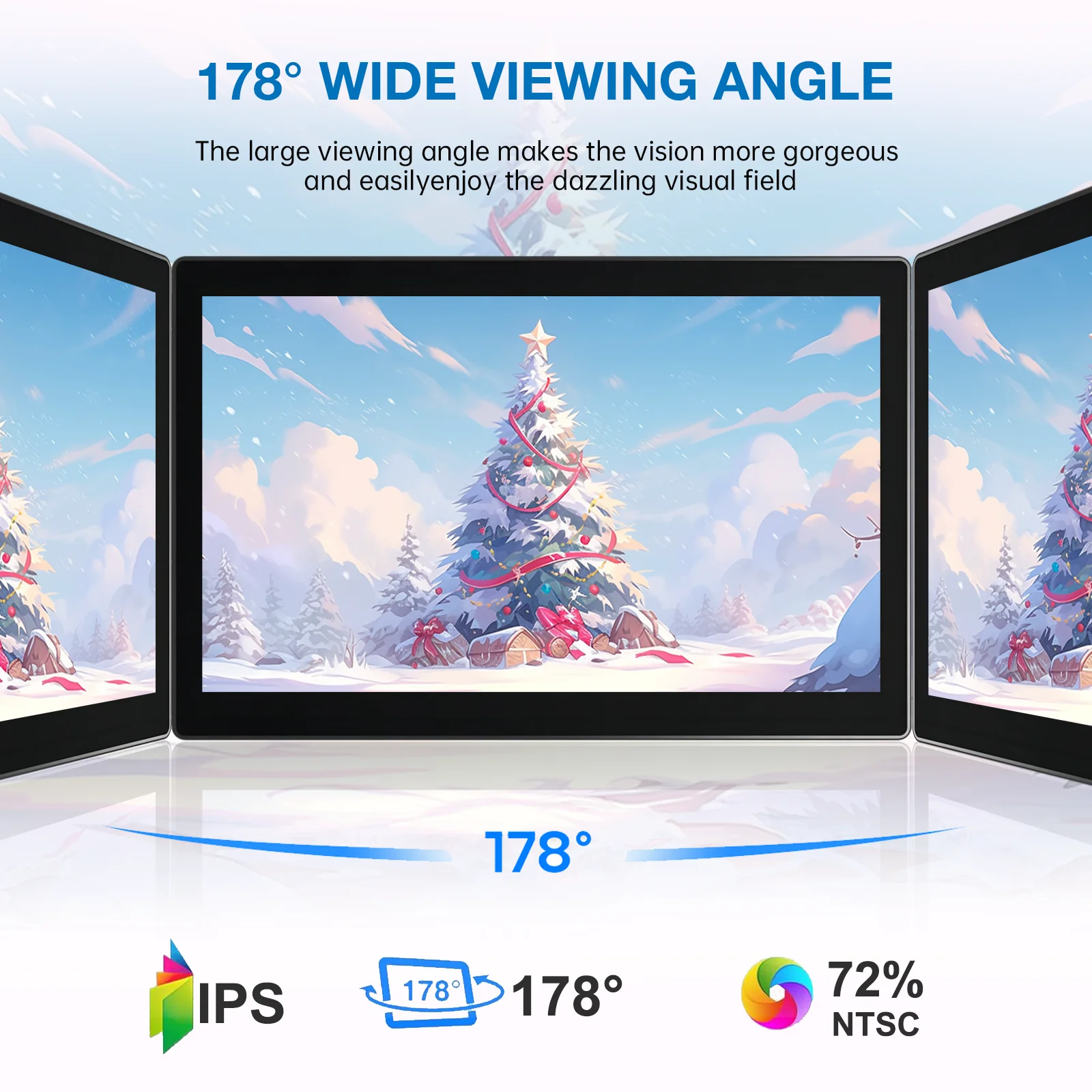 5.7 inch 1920x1080 IPS Portable Monitor Type-C USB-C HDMI Gaming Display VESA for Switch PS5 Laptop Camera