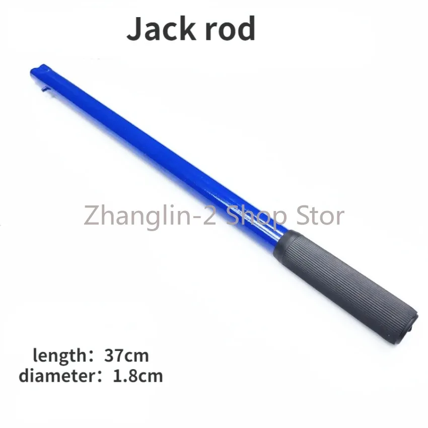 Hydraulic horizontal cylinder jack assembly 2tons stroke cross tube welded cylinder pump retracted jack parts