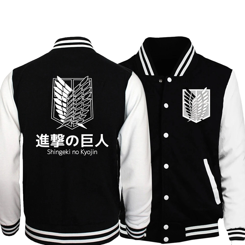 2022 Japanese Anime Attack on Titan Shingeki No Kyojin Jacket Hoodies Men Unisex Oversized Funny Cartoon Sweatshirt Hoody Male