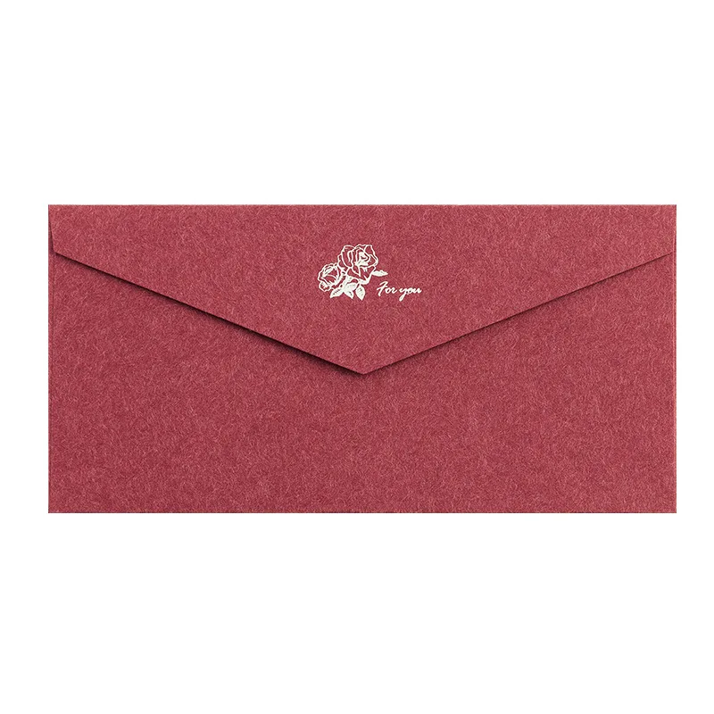 Custom. B2/ B3 Retro Color Gilding Western Style Blank Paper Envelope Business Invitation Kraft Paper Thickening
