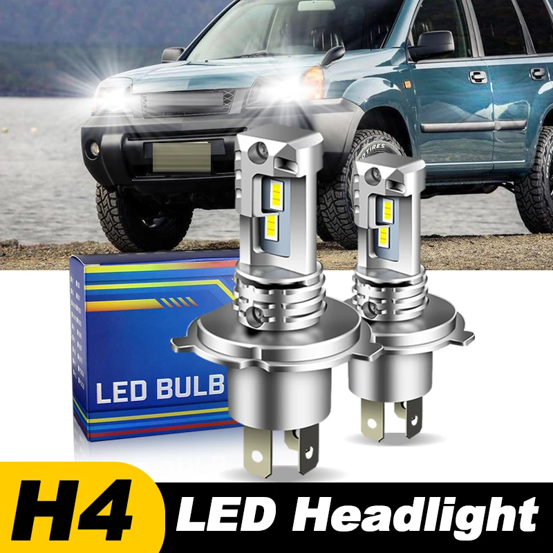 

For Nissan X-TRAIL X Trail T30 T31 Sport Utility 2001-2012 Car Headlamp White 12000lm H4 9003 LED Headlight Hi/Low Beam Bulbs