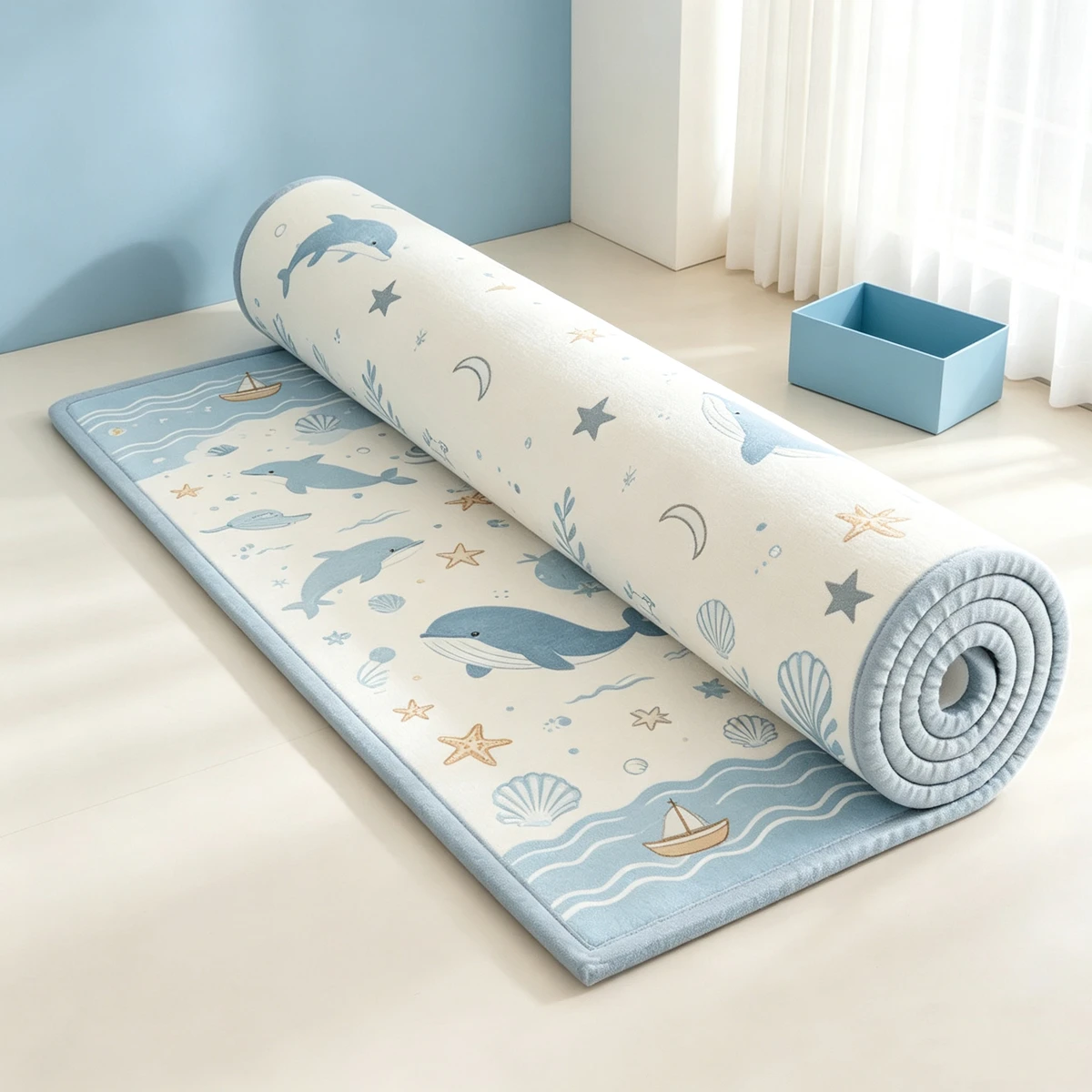 Non-toxic Double Sided Pattern Baby Activities Crawling Play Mats EPE Baby Activity Gym Room Mat Game Mat for Children's Mat Rug