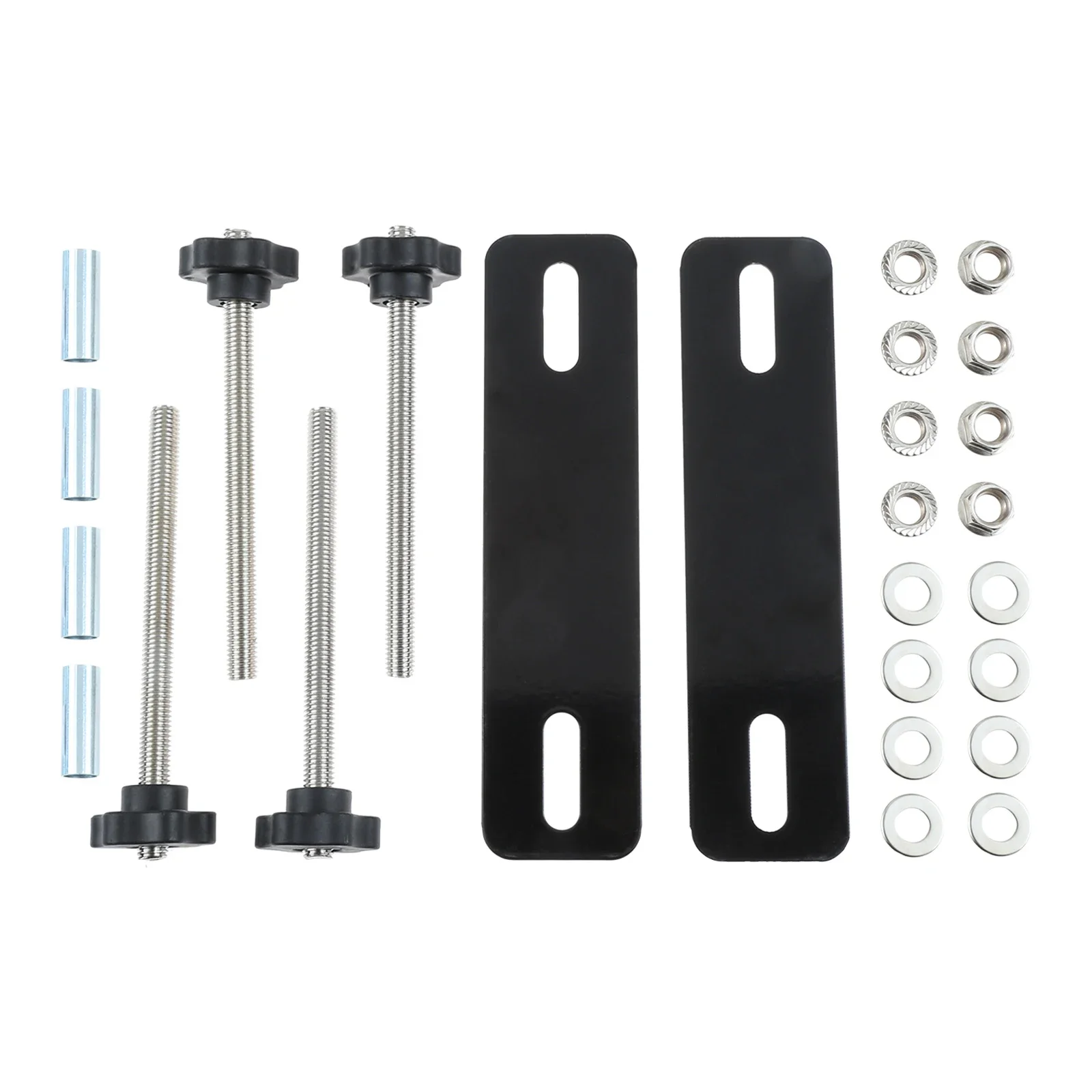 Black Car Mounting Pins Base Plates Kits for Traction Boards,with 4.72