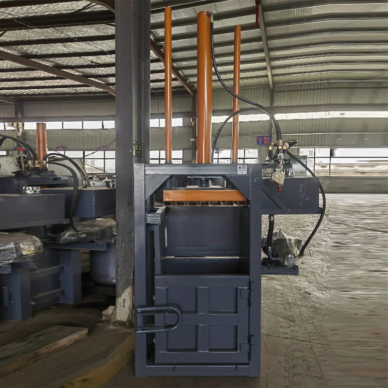 Presse à balles verticale hydraulique pour papier résiduel