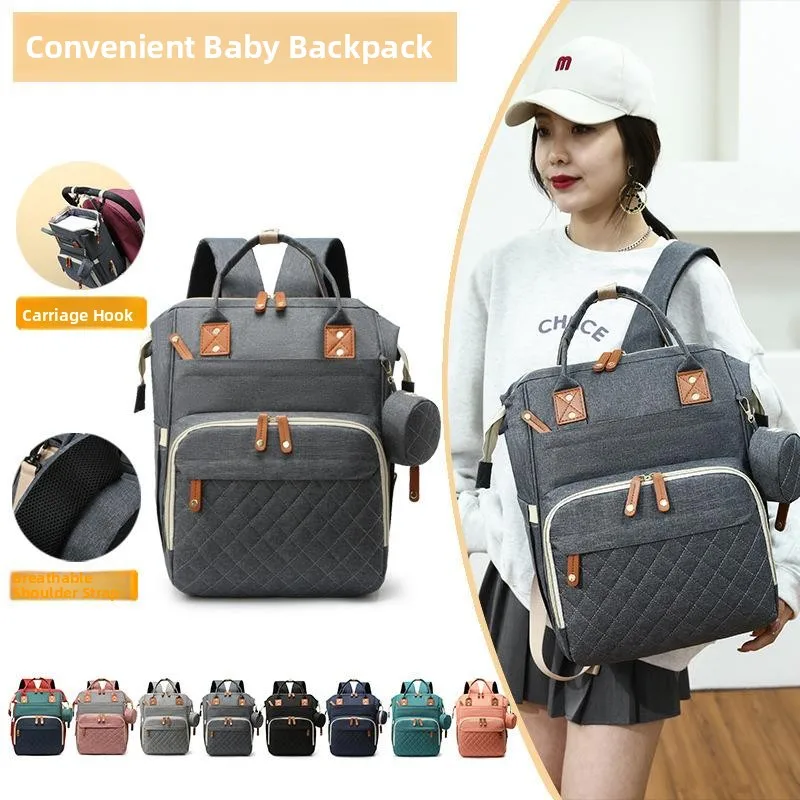 

Large Capaci Portable Materni Bag Waterproof Casual Diaper Bag Travel Mommy Bag Multi Purpose oulder Bag for Autumn
