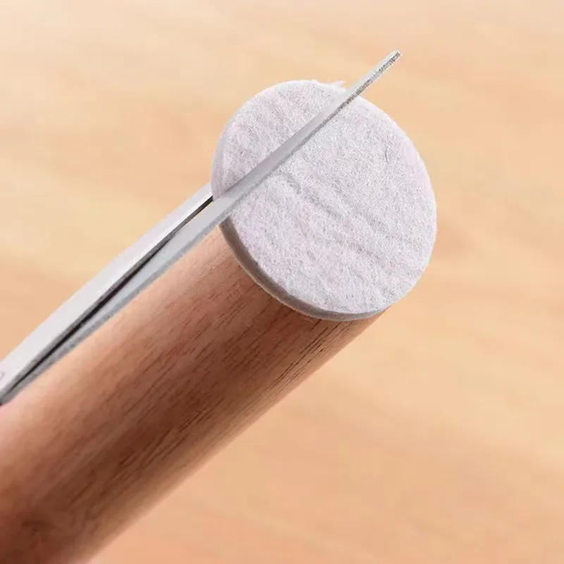 3–72 Stück Filz-Stuhlbeinpolster, 3 mm dick, Boden-Kratzschutzmatte, stumm, rutschfest, selbstklebend, DIY-Möbelzubehör – Detail 6